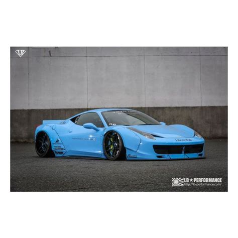 Liberty Walk Lb Works Ferrari Full Bumper Complete Body Kit Frp