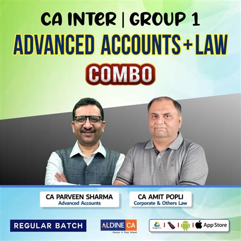 Ca Inter Gr Combo Adv Acc Law Feb Regular Batch By Ca Parveen