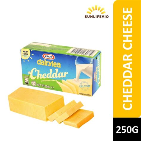 Kraft Cheddar Cheese 250gm Shopee Malaysia