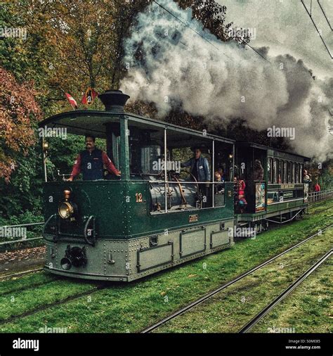 Steam tram puffing through Bern, Switzerland Stock Photo - Alamy