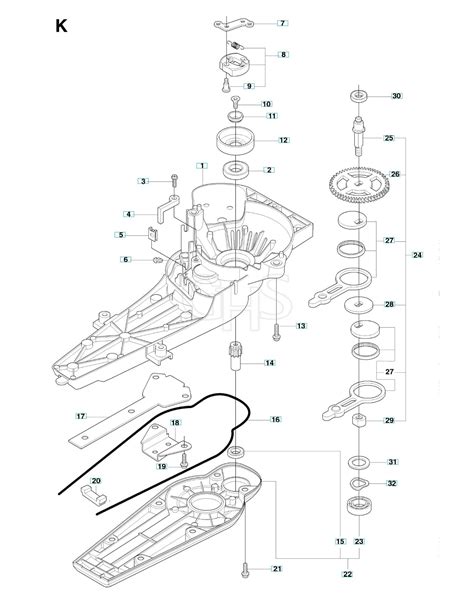 Husqvarna Hd X Series Gear Housing Ghs