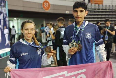 Tae Kwon Do Medallas Para Leila Ramos Y Dylan Oyarzo En Se L