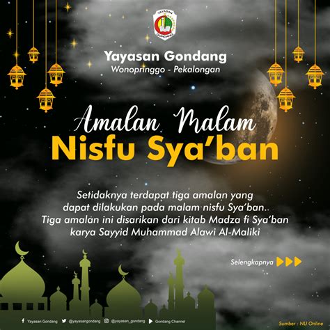 Amalan Malam Nisfu Sya’ban – Yayasan Gondang