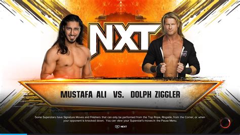 WWE 2k23 I Universe Mode I NXT I Mustafa Ali Vs Dolph Ziggler I