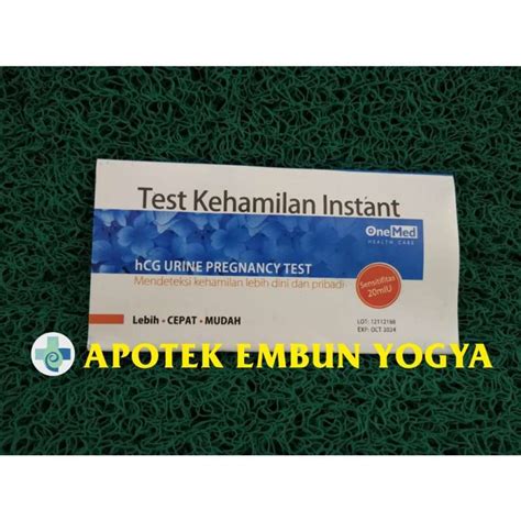 Jual OneMed Test Kehamilan Strip Alat Uji Kehamilan Testpack