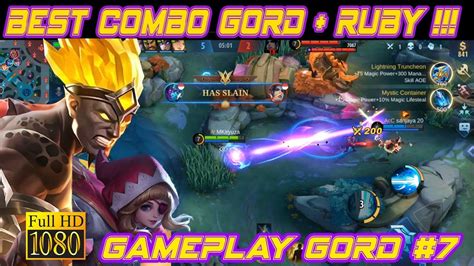 Best Combo Gord Ruby Gameplay Gord Mobile Legends Bang Bang