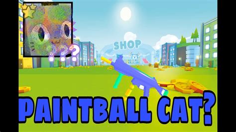 Pet Sim X Huge Paintball Cat Youtube