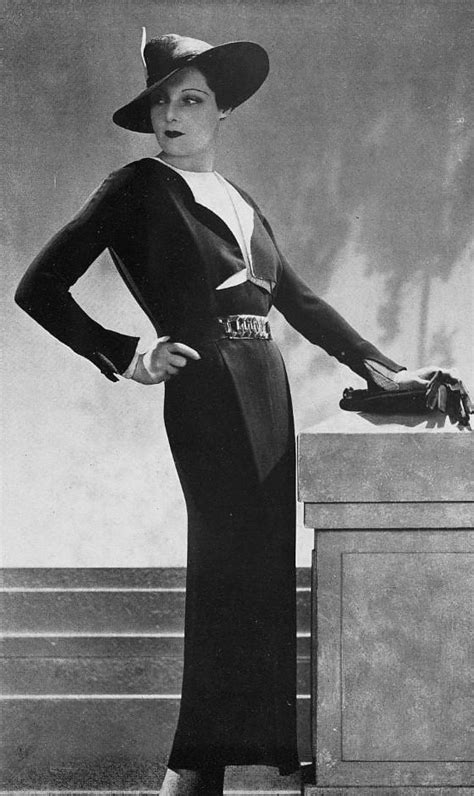 Robe D Apres Midi 1935 Les Modes Paris March 1935 Robe Flickr