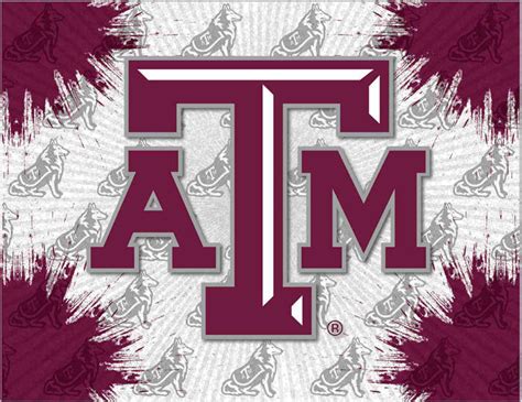 NCAA - Texas A&M Logo Canvas College Team Logo | eBay