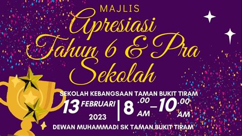 🔴 Live Majlis Apresiasi Prasekolah And Tahun 6 2022 2023 Youtube