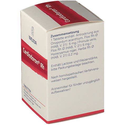 Weleda Cardiodoron RH Tabletten Shop Apotheke