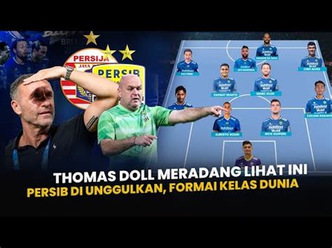 Laga Panas Thomas Doll Meradang Ke Pemain P R Ng Taktik Pelatih