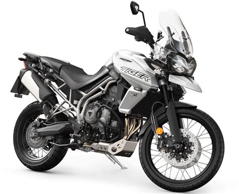 Triumph Tiger800xca Front 3 4 Crystal White Paul Tans Automotive News