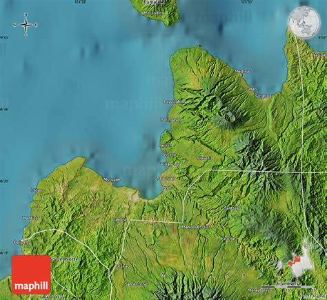 Satellite Map of Misamis Oriental