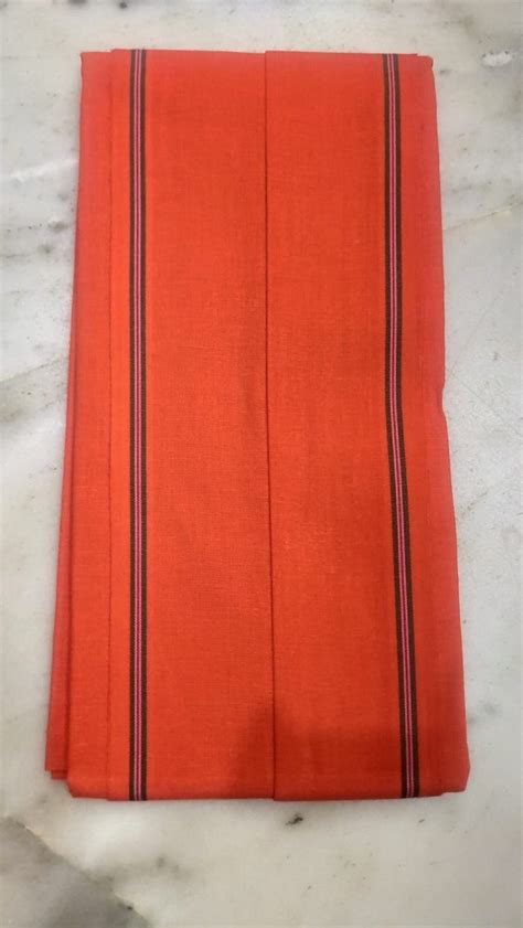 Orange Rich Cotton Gamcha At Rs 70 Piece Gamchha In Erode ID