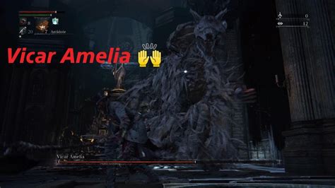 Bloodborne Vicar Amelia Boss Fight Youtube