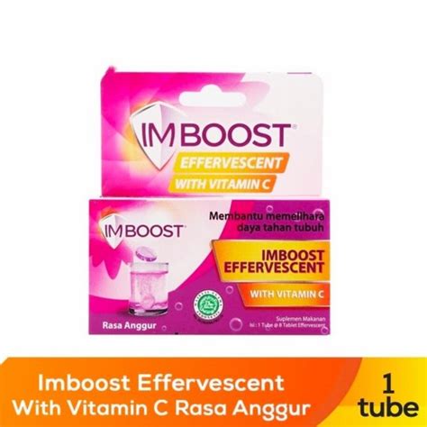 Jual Imboost Effervescent With Vitamin C Rasa Anggur Isi Tablet Di