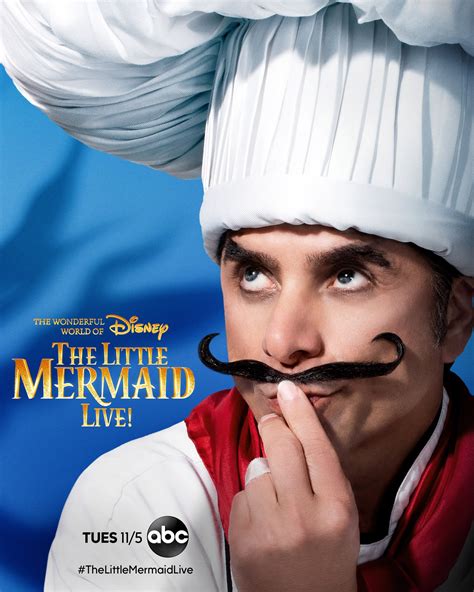 The Little Mermaid Live! (2019) Character Poster - John Stamos as Chef ...