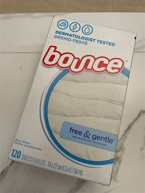 Bounce Free And Gentle Dryer Sheets Furniture Home Living Cleaning