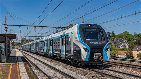 Z58500 RER NG N009M Et 010M En Essai Sur Le RER D Entre Paris Gare