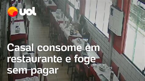 Casal Consome Em Restaurante E Foge Sem Pagar No Litoral De SP Veja