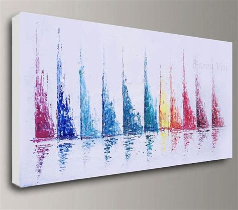 Abstract Painting Acrylic Painting Art Painting Sailing Boats - Etsy ...