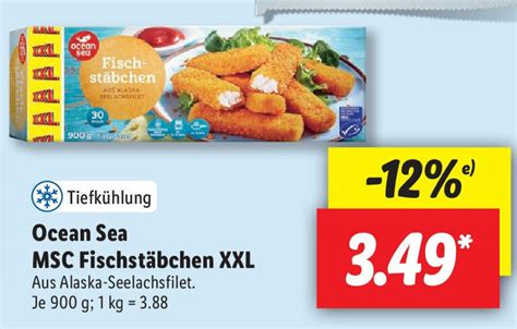 Ocean Sea MSC Fischstäbchen XXL 900g Angebot bei Lidl