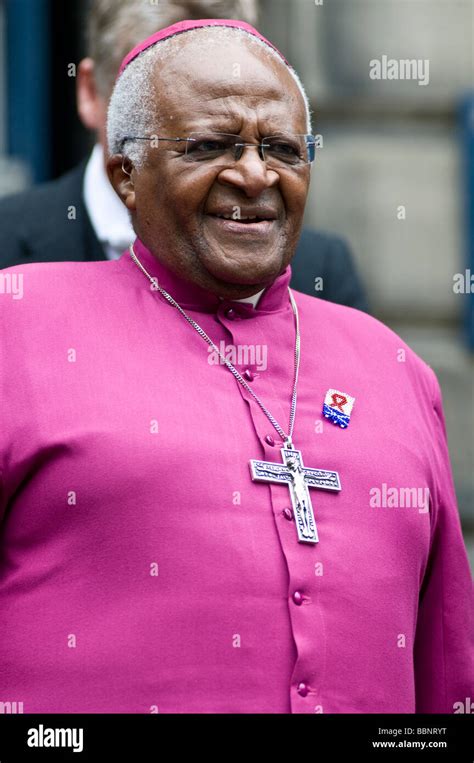 South African Archbishop Desmond Tutu At The University Of Edinburgh