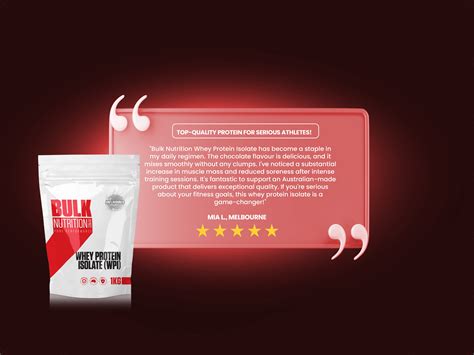 Bulk Nutrition Whey Protein Isolate - 1KG / VANILLA - Bayside Nutrition Co