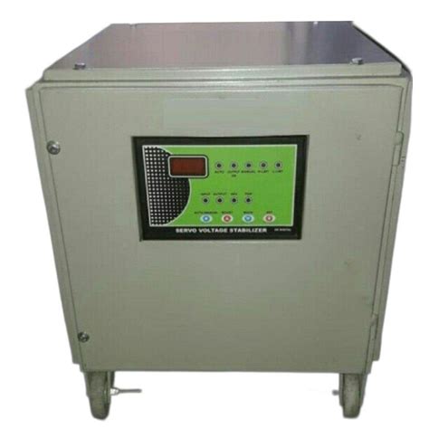 Single Phase Automatic 10 Kva Air Cooled Servo Voltage Stabilizer For