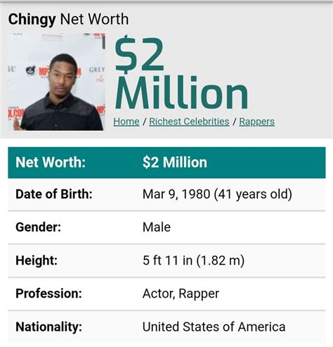 Chingy net worth