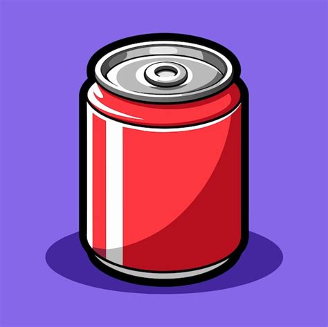 Ilustración vectorial de la lata de soda Vector Premium generado con IA