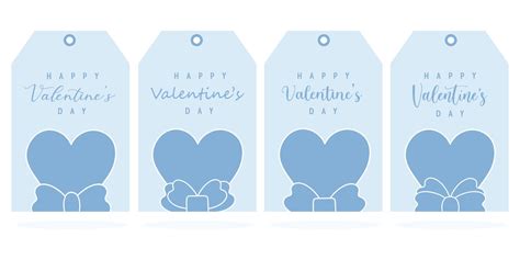 Valentine Day tags set. Valentine Day printable gift tags. 16467151 ...