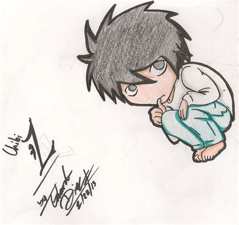 Death Note Chibi L By Rayboy55 On Deviantart