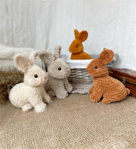 Crochet Pattern Baby Rabbit Crochet Pattern Plush Toy Etsy