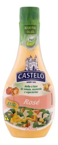 Molho Para Salada Ros Castelo Squeeze Ml Mercadolivre