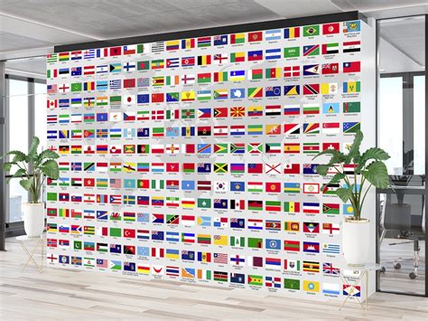 Wall Mural Flags of the Countries of the World Peel and Stick ...