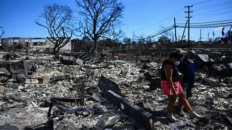 Hancur Lebur Kota Lahania Hawaii Akibat Kebakaran Hutan