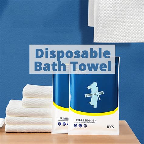 Sg 1p Disposable Bath Towel 2pcs Disposable Facial Towel Soft No