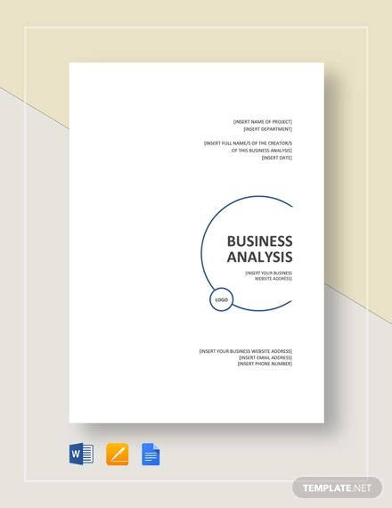 10 Business Analysis Templates Pdf Word