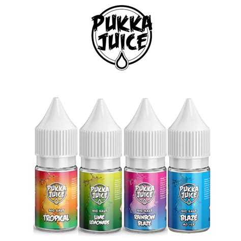 Pukka Juice Nic Salts Vapeism