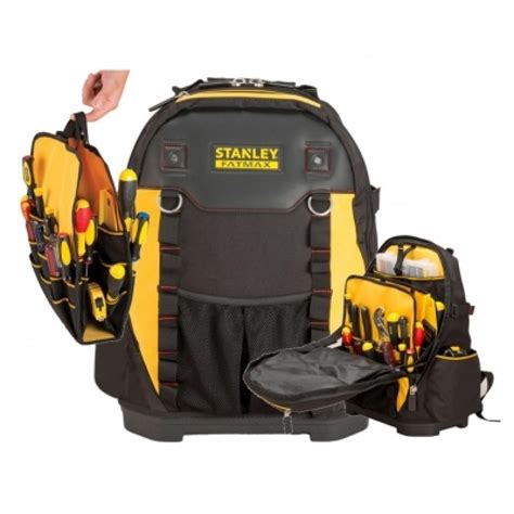 Stanley Fatmax 1 95 611 Work Tool Bag Hard Base Backpack Sealants And