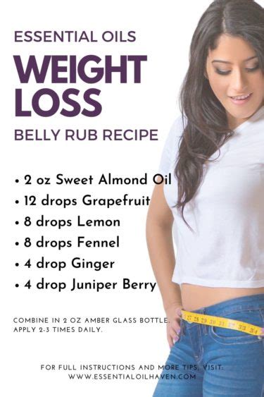 Weight Loss Essential Oil Blend Recipe Use Your Essential Oils To