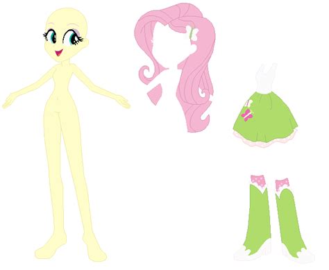 Equestria Girls Fluttershy Base 03 By Selenaede On Deviantart My Little