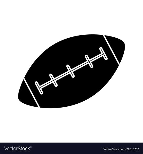 Isolated football ball Royalty Free Vector Image