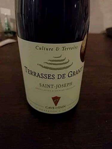 Cave De Tain Culture Terroirs Terrsses De Granit Saint Joseph Vivino US