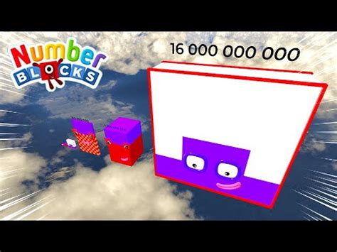 Numberblocks Comparison 16 to 16 BILLION BIGGEST Numberblocks Ever