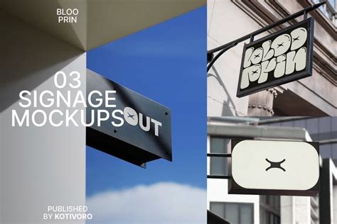 Store Signage Mockup 01 | Store signage, Signage, Branding mockups