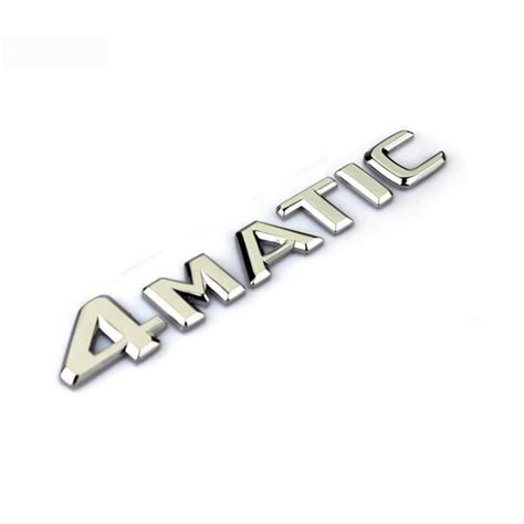 Buy Auto Car 4Matic 4 Matic For Mercedes Rear Emblem Decal Badge