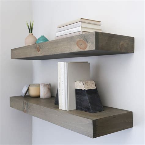 Millwood Pines Pippi Modern Floating Shelves Inches Thick Reviews